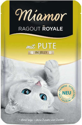 Miamor Ragout Royale Wet Food for In Pouch with Turkey σε Ζελέ 1pc 100gr