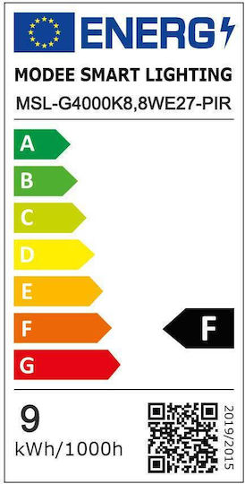 Modee Lighting LED-Lampe 8.8W 120mm für Fassung E27 und Form A60 Naturweiß 806lm