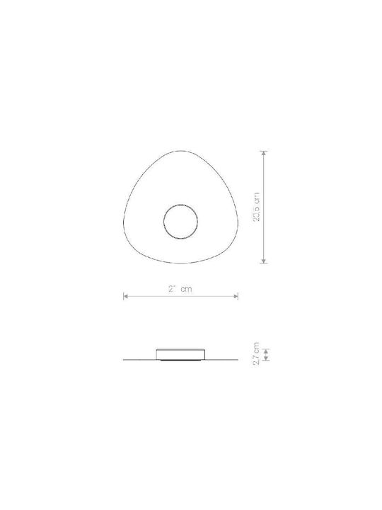 Nowodvorski Deckenleuchte 20.5cm Schwarz mit Fassung GX53