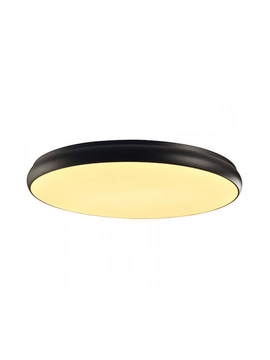 Aca Modern Metallic Ceiling Mount Light with Integrated LED in Black color 60pcs