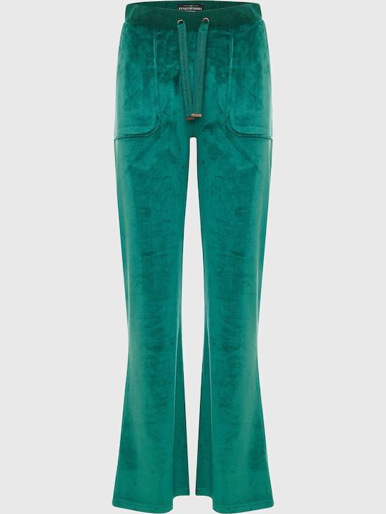 Sweatpants Velvet Green