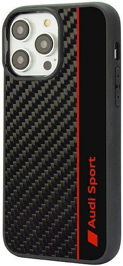 Audi Back Cover Πλαστικό Μαύρο (iPhone 14 Pro)