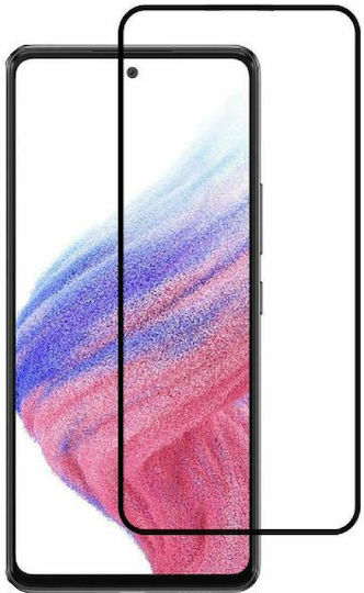 9D 0.33mm Full Face Tempered Glass Μαύρο (Galaxy A52 / A52s)