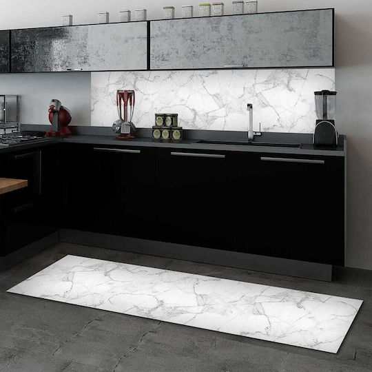 Декоративно Стикер Стена White Marble Кухня / Баня 1бр 180x45бр Ango