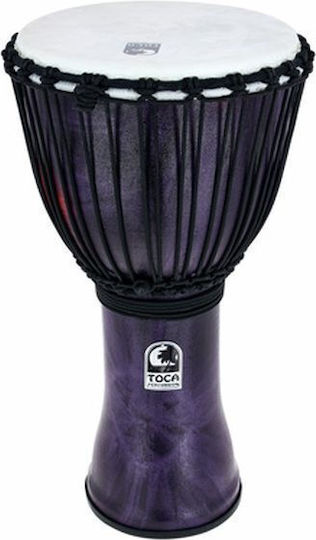 Toca Percussion Djembe Freestyle Cu Sfoară Woodstock Violet 9 Diametru (Inci) Cu Curdism