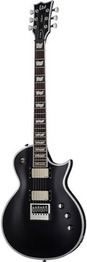 ESP LTD EC-1000 Chitară Electrică Tăietură unică cu HH Configurație Doze Black Satin