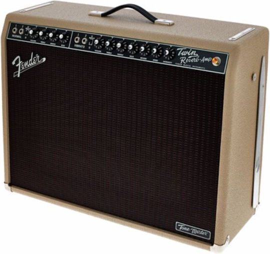 Fender Tone Master Twin Reverb Blonde Combo Amplificator Chitară electrică 2 x 12" 200W Bej