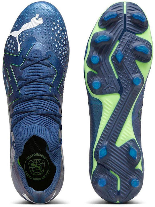 PUMA Future Pro Football Shoes with Cleats Blue