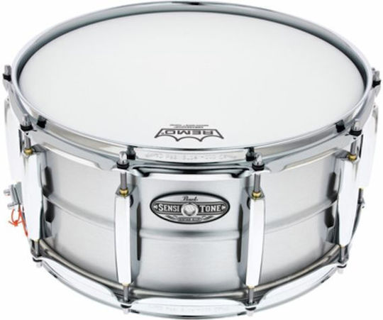 Pearl Ταμπούρο Μεταλλικό Sensitone 14" x 6.5" Ασημί