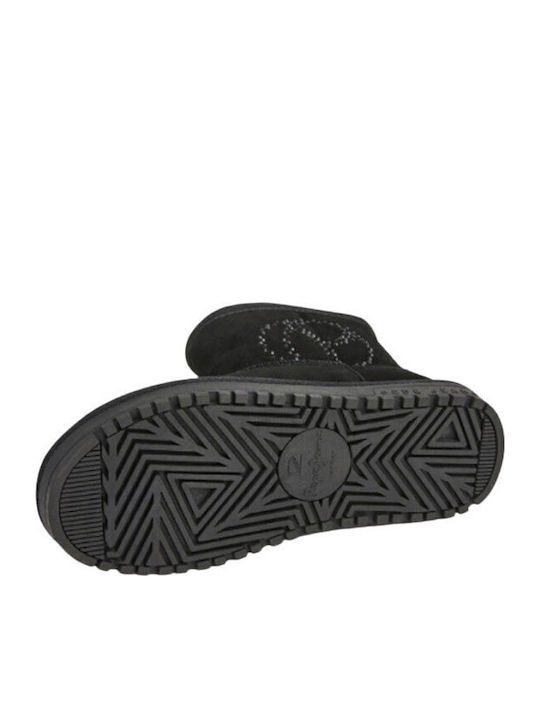 Kids Black Ankle Boots