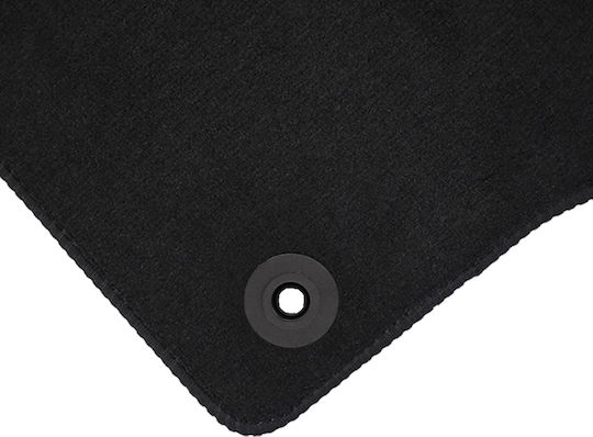 Set of Front and Rear Mats 4pcs for Peugeot 4008 Citroen C4 Aircross Black