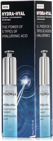 Filorga Hydra-Hyal Moisturizing & Anti-aging Serum Face with Niacinamide & Hyaluronic Acid for Detoxification & Nourishment 30ml