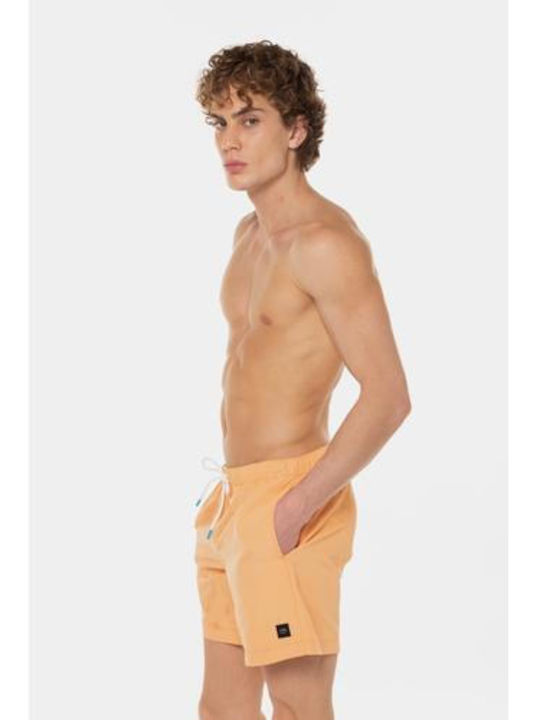 Tom Tailor Herren Badebekleidung Shorts Orange