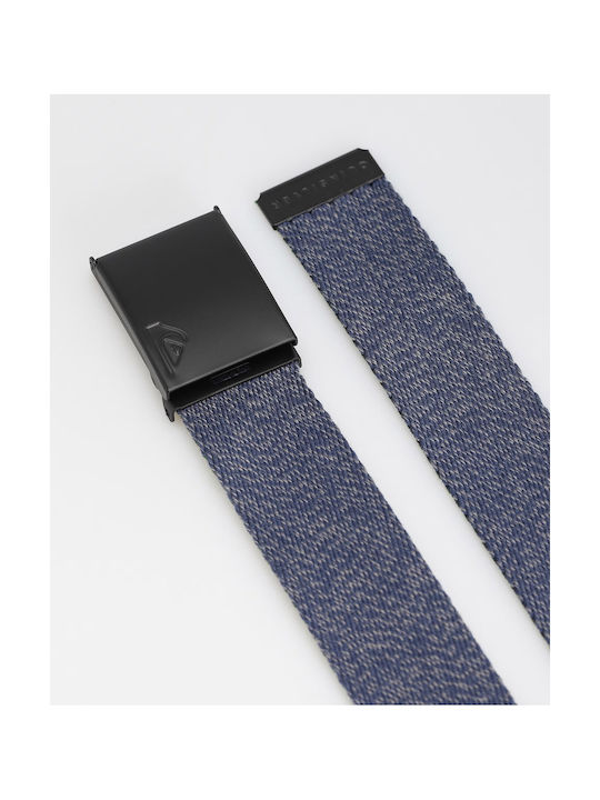 Quiksilver JAM 5 Men's Fabric Webbing Belt Belt Navy Blue