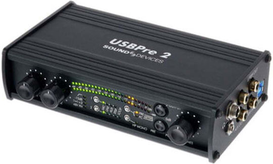 Sound Devices USBPre 2 Stereo Reportofon Digital Portabil cu Putere fantomă și Alimentare USB