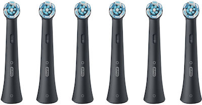 Oral-B iO Ultimate Clean Electric Toothbrush Replacement Heads Black Black 6pcs