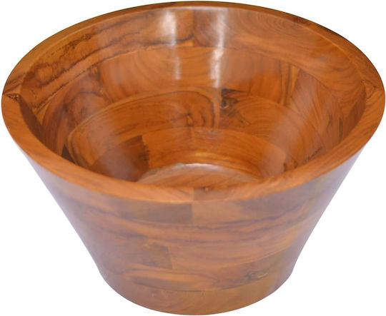 vidaXL Aufgesetztes Waschbecken Porzellan 40x40x20cm Braun