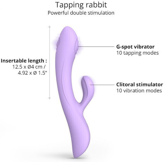 Love to Love Vibrator Iepurele Violet