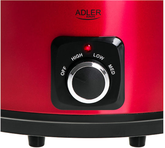 Adler Electric Dutch Oven 5.8lt 290W Red