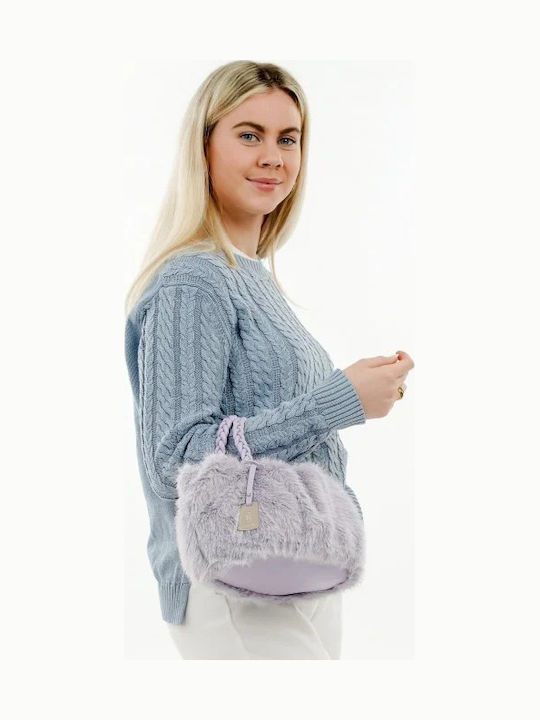 Γυναικεία Τσάντα Shopper Ώμου Λιλά