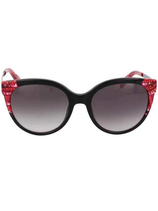 Furla Women's Sunglasses with Black Frame and Black Gradient Lens SFU149 07NL