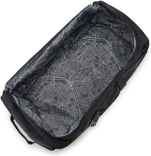 Kipling Jonis Sack Voyage Back Black Noir Fabric L62.5xW25xH35.8cm