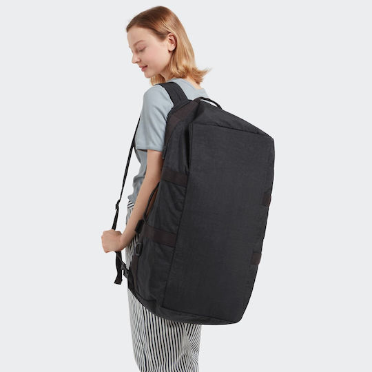Kipling Jonis Sack Voyage Back Black Noir Fabric L62.5xW25xH35.8cm