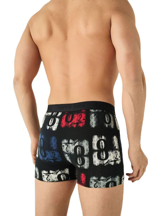 Herren Boxershorts Schwarz 1Packung
