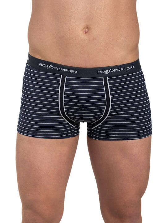 Rossoporpora Herren Boxershorts Schwarz 3Packung