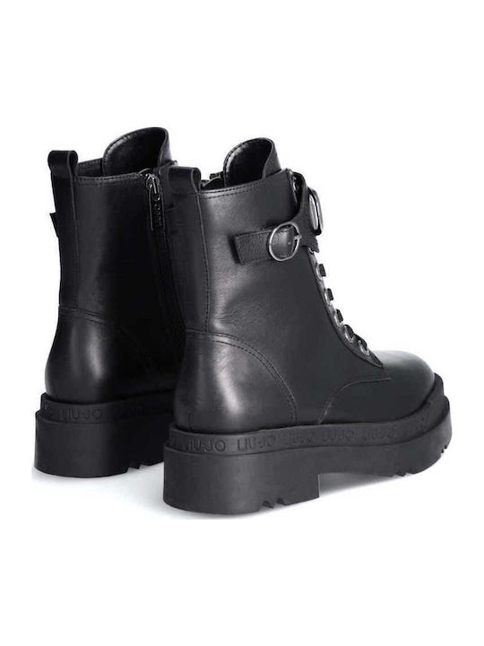 Love Leather Women's Ankle Boots Black