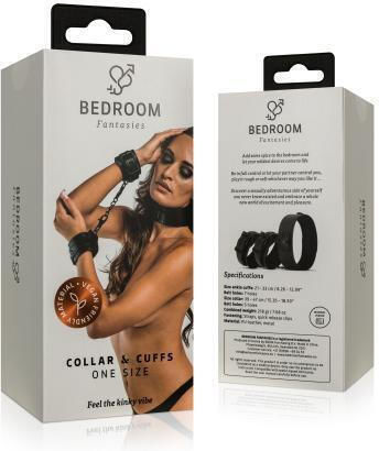 Bedroom Fantasies Комплект за Връзване на Шия и Крайници в Черен Цвят