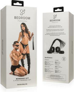 Bedroom Fantasies BDSM Kit σε Μαύρο Χρώμα 5τμχ