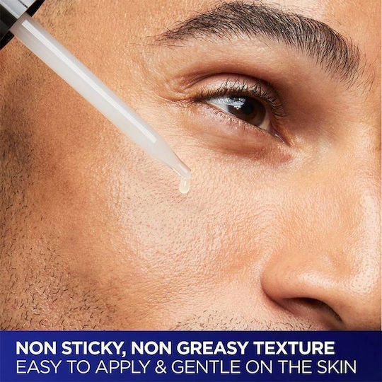 L'Oreal Paris Men Expert Power Age Serum Hidratant și Anti-îmbătrânire pentru Față cu Acid Hialuronic pentru Revitalizare 30ml