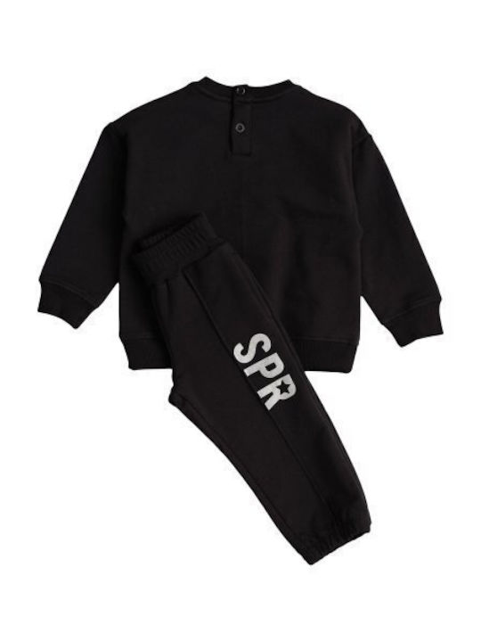 Sprint Kids Sweatpants Set Black 2pcs