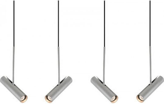 Luma Spot with 4 Lights and with Socket GU10 in Gray Color