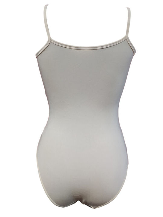 Lingerie Spaghetti Strap Bodysuit Beige