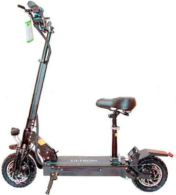 Ultron Electric Scooter with Maximum Speed 65km/h and 60km Autonomy Black