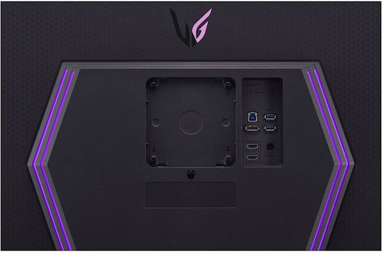 LG UltraGear 27GR93U-B IPS HDR Gaming Monitor 27" 4K 3840x2160 144Hz με Χρόνο Απόκρισης 1ms GTG