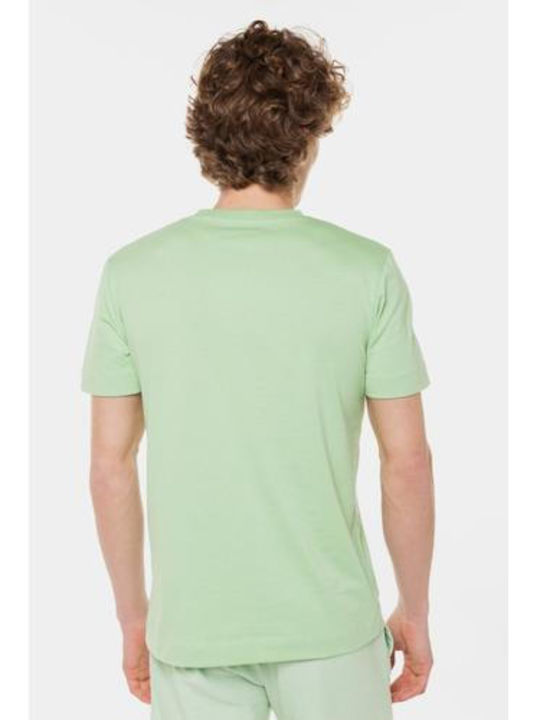 Tom Tailor Men's Short Sleeve Blouse Polo Green