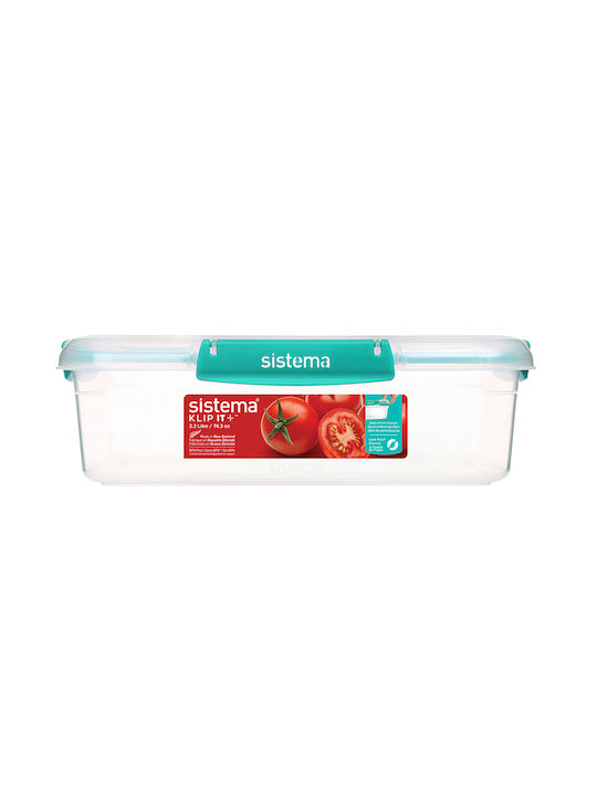 Sistema Klip It Plus Lunch Box Plastic Mint 2200ml 1pcs