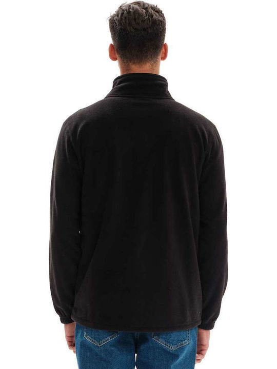 Ανδρική Ζακέτα Fleece Μαύρη