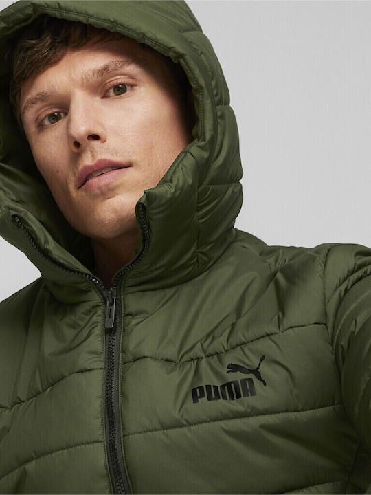 Winter Jacket Puffer Khaki