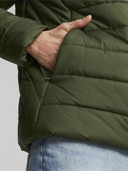 Winter Jacket Puffer Khaki