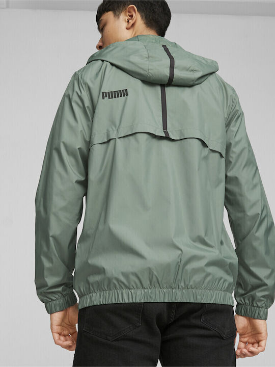 Winter Jacket Windproof Green