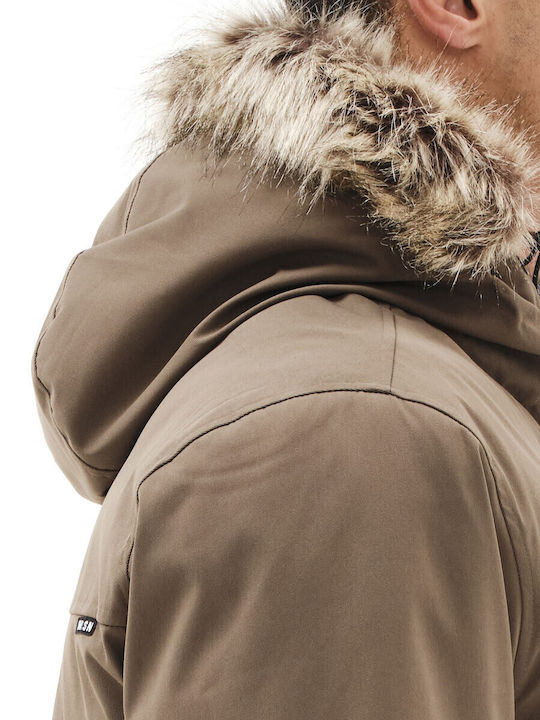 Winter Jacket Bomber Waterproof and Windproof CAMEL