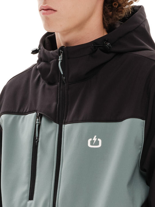 Geci Barbati Χειманă WaterProof și cu protecție împotriva vântului Black/Pine
