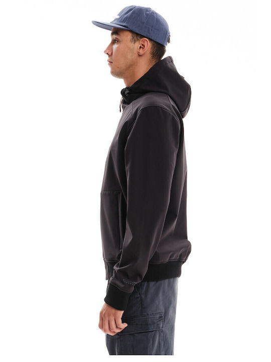 Winter Jacket Bomber Waterproof and Windproof Black
