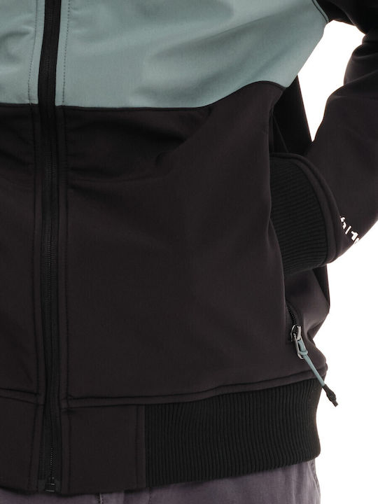 Geci Barbati Χειманă WaterProof și cu protecție împotriva vântului Black/Pine