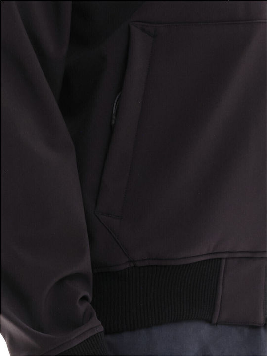Winter Jacket Bomber Waterproof and Windproof Black