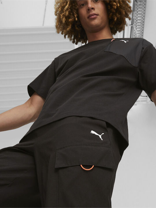 Herren Cargo Hose Schwarz